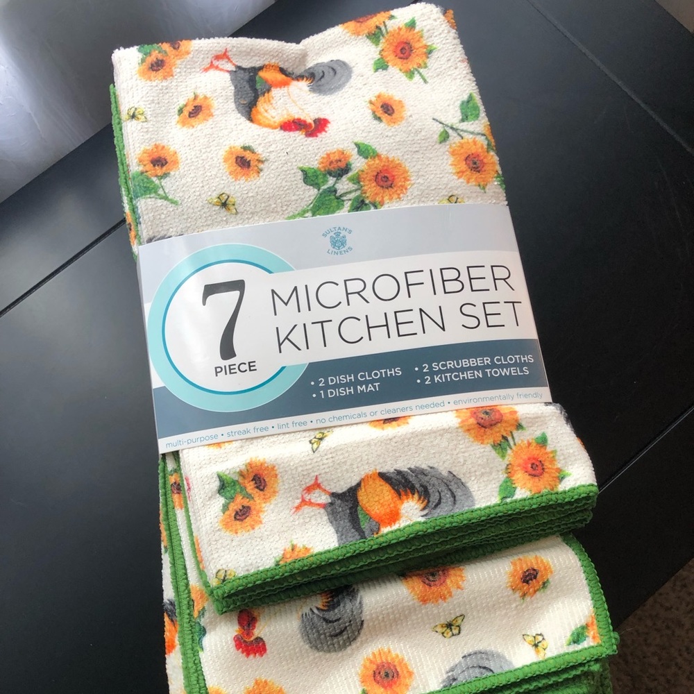 7pc Microfiber Kitchen Set Brand New